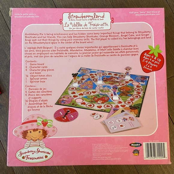 2003 strawberry shortcake board game COMPLETE - Picture 5 of 7